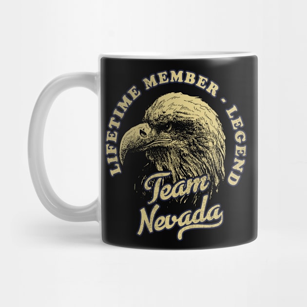 Nevada Name - Lifetime Member Legend - Eagle by Stacy Peters Art